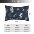 thumbnail image 2 of Balery Vintage Marine Funda de Cojín Estampada, Regalos para Mujeres, Regalos de Amor para Ella, Regalos para Novia o Esposa, Funda de Almohada-14"x20", 2 of 6