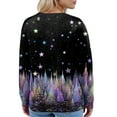 thumbnail image 5 of Women's Fashion Long Sleeve Christmas Snowman Snowflake Print Jacket Cardigan for Holiday Party and Casual Daily Wear,Multicolor,S, 5 of 6