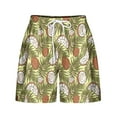 thumbnail image 5 of Zorckvet Womens Elastic Waist Shorts Beach Summer with Pockets Fashion Wide Leg Shorts for Women, 5 of 5