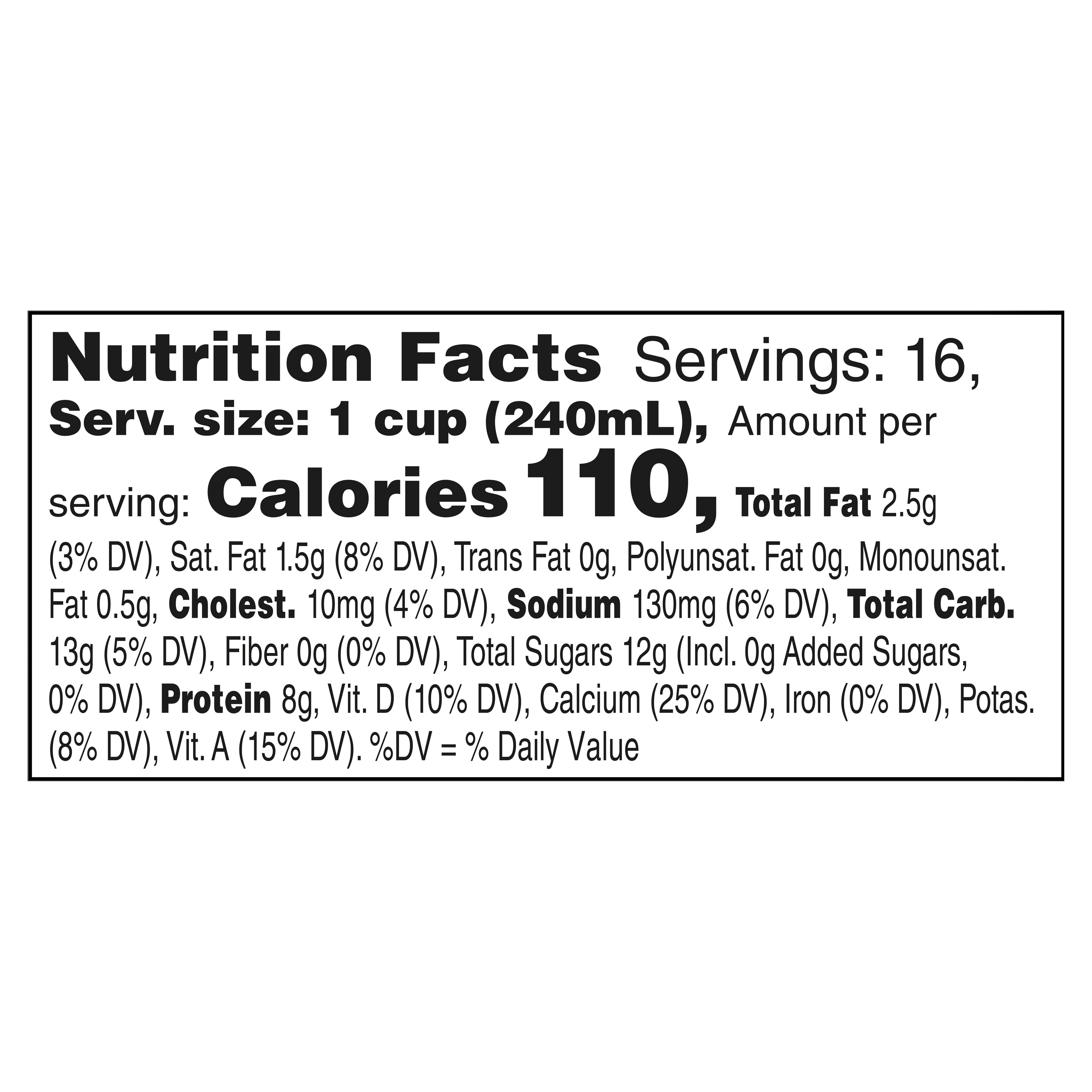 Great Value 1% Low-Fat Milk, Gallon