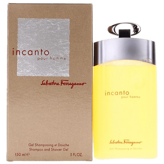 Incanto Pour Homme By Salvatore Ferragamo For Men Shampoo & Shower Gel 5oz NEW