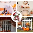 thumbnail image 5 of Colourtree 14" Lighted Christmas Snowman Wreath - Indoor/Outdoor Decor with Red Berries & Pine Needles | Holiday Door, Mantle & Table Decoration, 5 of 7