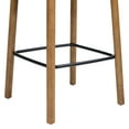thumbnail image 5 of Jennifer Taylor Home Sven 26.5" Modern Minimalist Low Back Wood Counter Stool, Dark Brown Walnut Ash Wood, 5 of 7