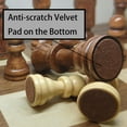 thumbnail image 3 of Chess Pieces Baspoum Style Staunton, madera, tamaño king, 3 cm, con bolsa, 3 of 6