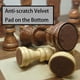 thumbnail image 3 of Chess Pieces Baspoum Style Staunton, madera, tamaño king, 3 cm, con bolsa, 3 of 6