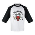 thumbnail image 1 of Stranger Things S4 Hellfire Club T-shirt, 1 of 2