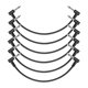 thumbnail image 3 of Guitar Patch Cable Guitar Effect Pedal Cables,Black 6 Pack 15cm, 3 of 5