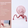 thumbnail image 3 of USB Air Cooler Fan Modos de luz nocturna Octopus 500mA 5V 2.5W para dormitorio de estudio de oficina Hugtrwg Para estrenar, 3 of 6