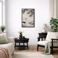 thumbnail image 3 of Framed Canvas Print Chinese Crane Wall Art Elegant Oriental Bird Nature Decorative for Living Room Bedroom - 24"x36" BLACK, 3 of 8
