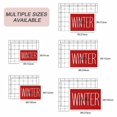 thumbnail image 6 of Hello Winter Outdoor Rug 5x7 Ft, Non Slip Washable Area Rug, Red Merry Christmas New Year Patio Rugs Carpet Runner, Large Floor Mat for Indoor/Outdoor Deck Porch Camping, 6 of 8