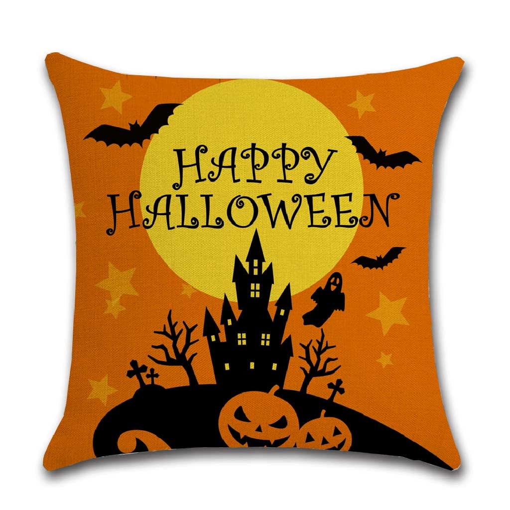 Halloween Pumpkin Pillow Cover Pillowcases Decorative Sofa Cushion