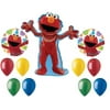 ELMO Sesame Street Colorful (11) Birthday Party Mylar & Latex Decor Balloons Set