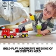 thumbnail image 6 of LEGO DUPLO Town Fire Engine 10969 Toy for Toddlers 2 Plus Years Old, Truck with Lights and Siren, Firefighter & Cat Figures, Learning Toys, 6 of 9