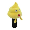 thumbnail image 1 of jinwen Poop Driver Head Cover Accessories Cute Anti Scratch Protection Sleeve Yellow, 1 of 9