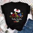 thumbnail image 3 of Camiseta de algodón para niños, divertida camiseta de Disney Trip 2024 con estampado de Mickey Minnie Y2k, ropa para niño y niña, camisetas de manga corta de verano para bebé, 3 of 5
