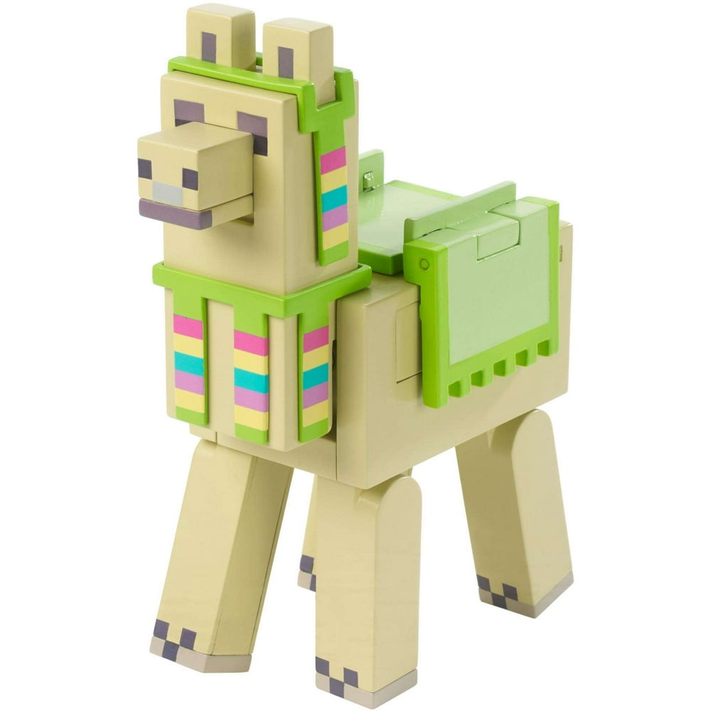 Minecraft Spitting Llama with Carrot And Head Dress