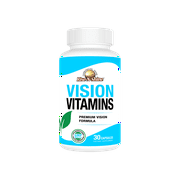 Rise-N-Shine Vision Vitamins Formula with Lutein, Vitamin A, Taurine, Zinc, Turmeric 30 Count