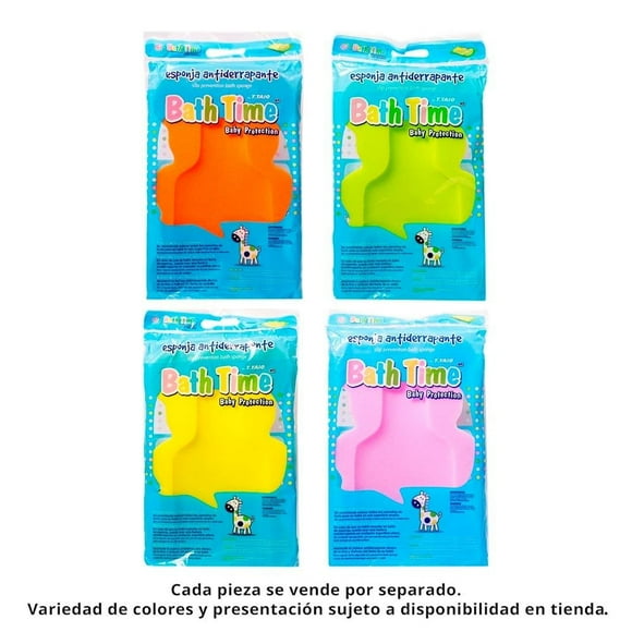 Esponja para Tina de Bebé Taio Bath Time Antiderrapante Varios Colores 1 Pza.