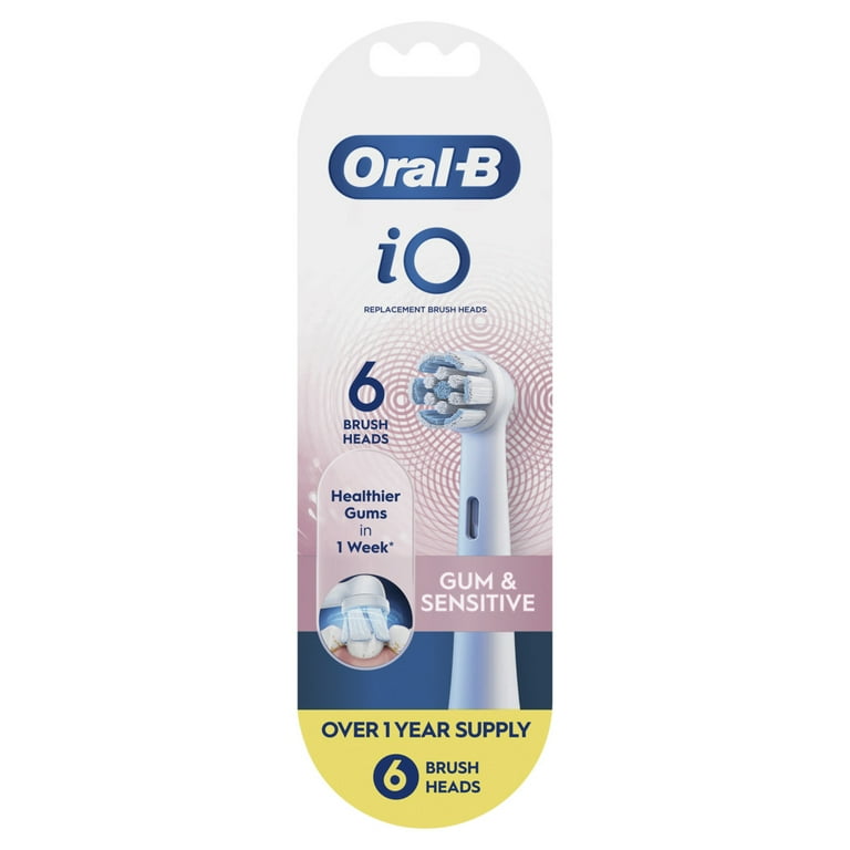 Oral-B iO Gum & Sensitive Replacement Heads, Electric Toothbrush