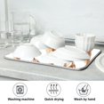 thumbnail image 7 of Yayeee Dish Drying Mat for Kitchen Counter 18"x24" Microfiber Absorbent Pad, Brown Ice Cream Pattern, 7 of 7