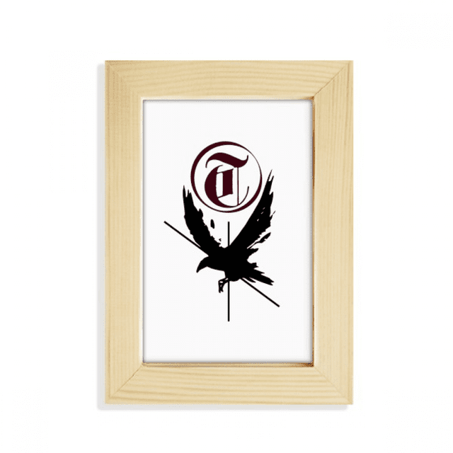 Ravens Birds Flying Animals Desktop Display Photo Frame Picture Art Painting 5x7 inch