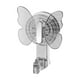 thumbnail image 2 of Bathroom Punch-free Coat And Hat Plastic Wall-mounted Bathroom Traceless Strong Suction Cup Hook Wall Strong Towel Hook Removable Hook Deals Of The Day Clearance, 2 of 8