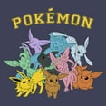thumbnail image 2 of Men's Pokemon Eeveelutions  Tank Top Navy Blue X Large, 2 of 4