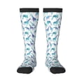 thumbnail image 2 of Lsque Cool Giraffe Printed Crew Socks Men's Women's LightWeight Thin Casual Calf Socks ,Knee High Socks,Cotton Socks, 2 of 9