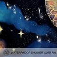 thumbnail image 3 of Sea Turtle Waterproof Printed Shower Curtain Set with Hooks - Bathroom Decoration - Curtain Sets, 3 of 6