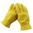 thumbnail image 4 of Hombres motocicleta cuero piel amarilla carreras motociclista Biker guantes L Sunnimix Guantes de carreras de motos, 4 of 6