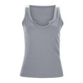 thumbnail image 6 of Kureaily Women's Round Neck Slim Top With Bottom Sweater Knit Vest Scoop Neck Tank Top, 6 of 6
