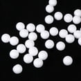 thumbnail image 4 of 100Pcs Foam Craft Balls Smooth Styrofoam Balls Round Polystyrene Balls DIY Modeling Art Projects Christmas Decorations (Solid 2cm), 4 of 8