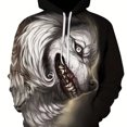 thumbnail image 3 of Sudadera con capucha vintage de tigre para hombre, camisetas con estampado 3D, sudadera con capucha de manga larga con gráficos de tigre y animales a la moda, camisetas de gran tamaño para hombre, 3 of 5