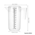 thumbnail image 2 of OFFIGAM Transparent Plastic Juice Pitcher with Lid and Ergonomic Handle for Home Use - 1 Piece Drink Container, 2 of 8