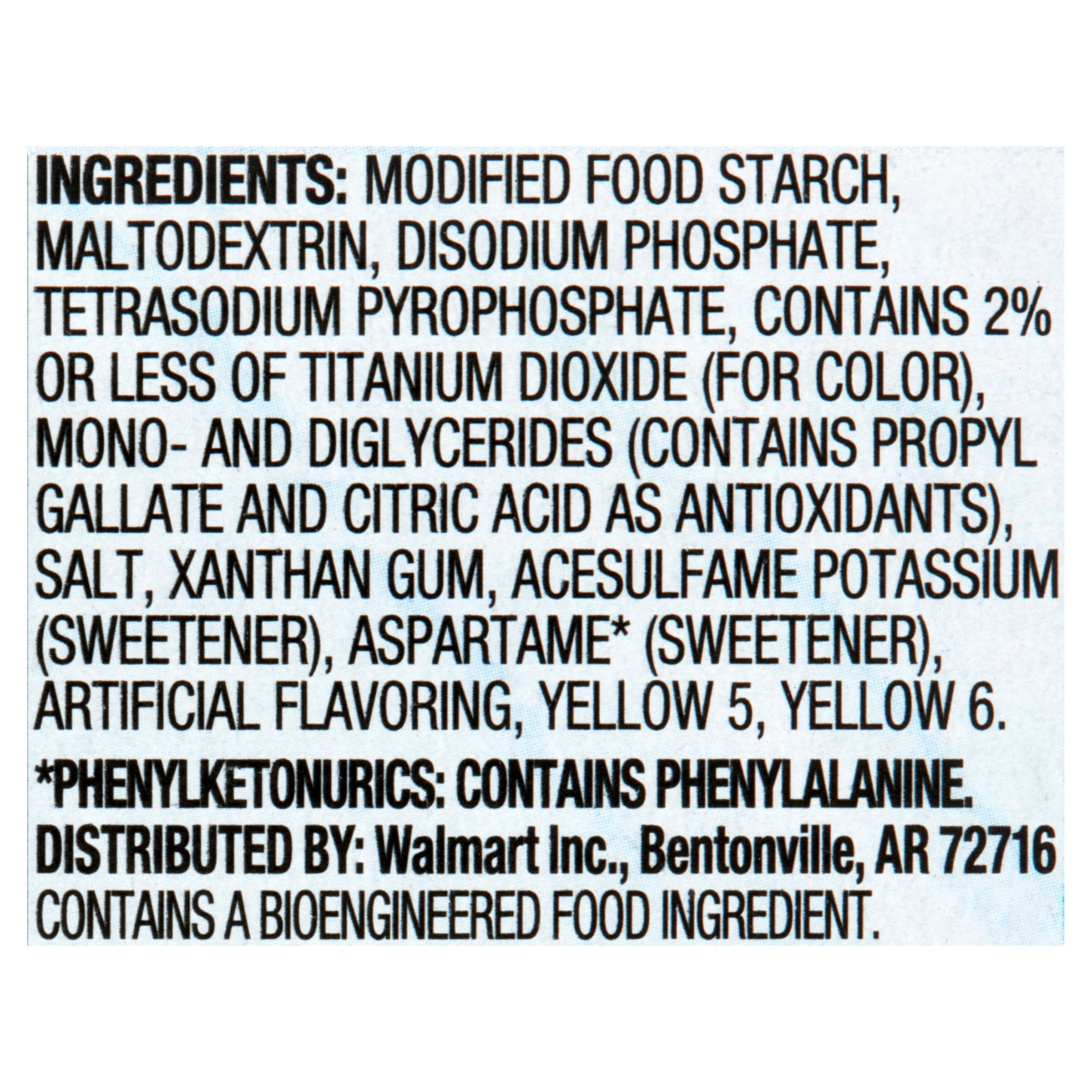 Great Value Sugar Free Vanilla Instant Pudding and Pie Filling, 1.34 oz