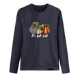 thumbnail image 2 of Babysbule Fall Tops for Women It's Fall Yall Woman Round Neck Print Pullover Tops Long Sleeve Blouse, 2 of 3