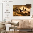 thumbnail image 5 of Elephant Stock Western Cowboys Wall Art - Horizontal Canvas Wall Art - Living Room Wall Decor - Our America Canvas - Orange And Green Decor - 24" x 16", 5 of 8