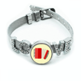 thumbnail image 1 of Piano acordeón Pulsera pulsera pulsera de cristal amor pulsera ajustable, 1 of 2