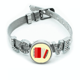 thumbnail image 1 of Piano acordeón Pulsera pulsera pulsera de cristal amor pulsera ajustable, 1 of 2