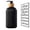 01#Black, variant on Djiypn 2 PCS Foaming Soap Dispenser, Refillable Foam Liquid Hand Soap Empty Plastic Pump Bottle Container for Bathroom, Kitchen, Sink (17oz, Black)
