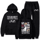 thumbnail image 3 of Traje de sudadera con capucha neutra sudadera de gran tamaño 2008 Taylor eras Tour SWIFT sudadera con capucha y sudadera de dos piezas sudadera con capucha suelta, 3 of 5