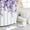 Purple Leaves, variant on Boho Rustic Floral Black Succulent Flowers Shower Curtain Set 4PCs with Non-Slip Rugs,Toilet Lid Cover and Bath Mat,Bathroom Decoration 71x71 Inch with Hooks