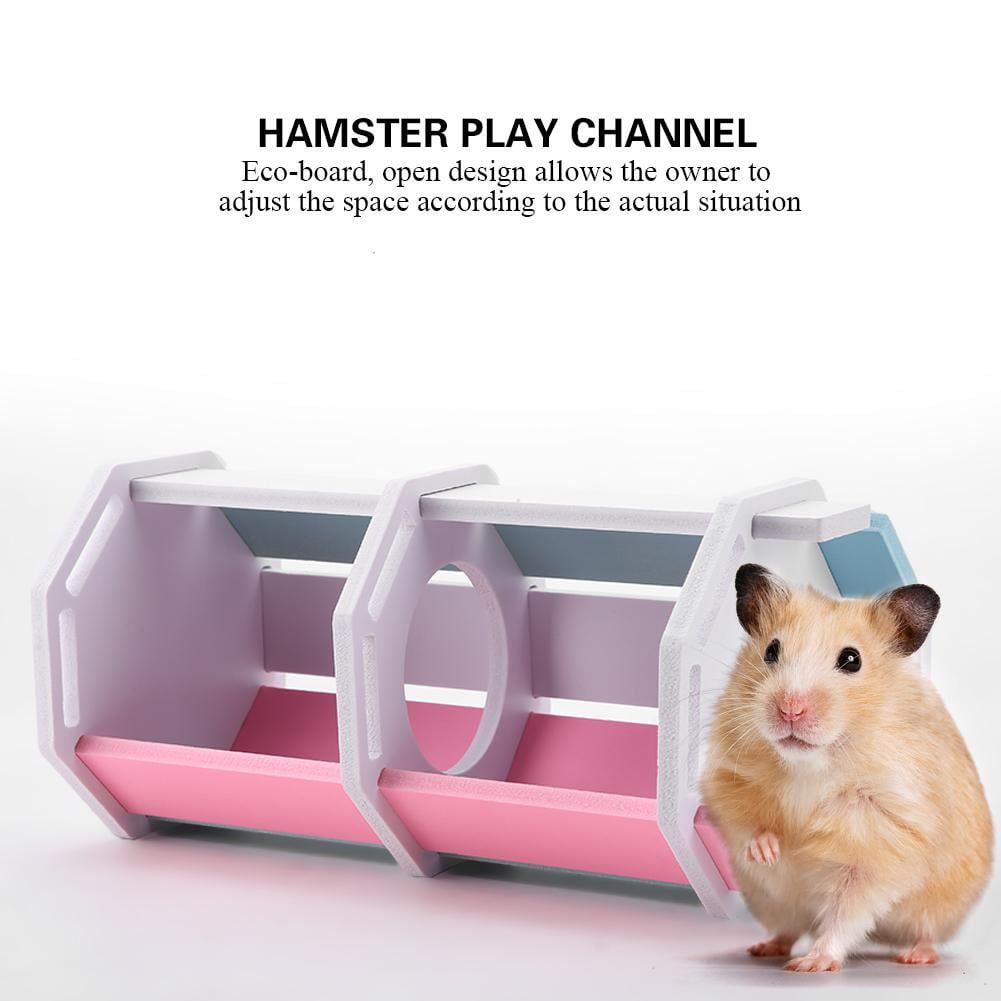 Hamster Play Channel Toy Small Animal Guinea Pig Tunnel Activity Cage Decor 
