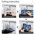 thumbnail image 5 of Yayeee Faucet Mat for Kitchen Sink 30" Diatomite Long Splash Guard Pad, Window Space, 5 of 7