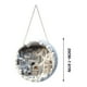 thumbnail image 3 of Round Acrylic Christmas Decorations Reindeer Hanging Sign Festive Wall Decorations, 3 of 5