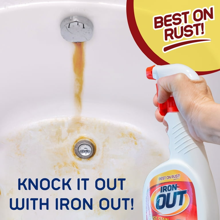 Iron OUT Rust Stain Remover Spray Gel, 24 oz.