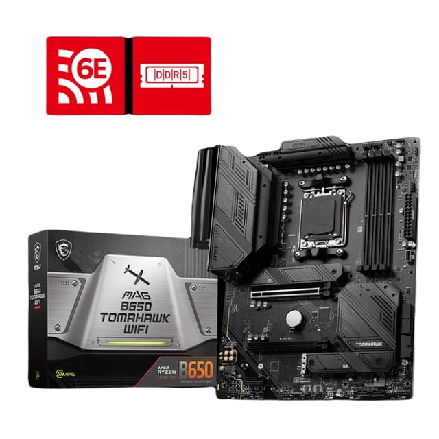 Tarjeta madre MSI MAG B650 TOMAHAWK WIFI RYZEN AM5 DDR5 128GB ATX MAG B650 TOMAHAWK WIFI