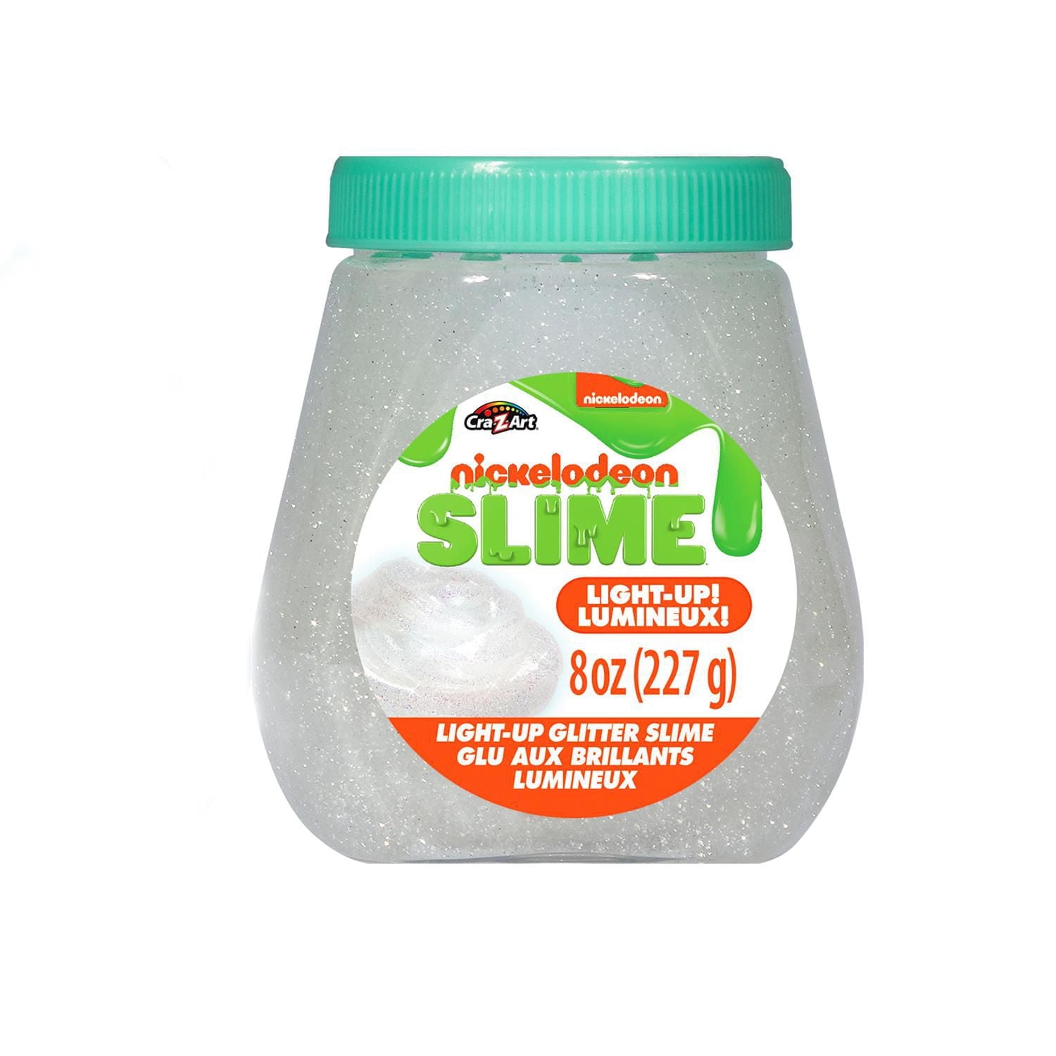 Nickelodeon Pre-made Light Up Glitter Slime Assorted
