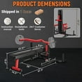 thumbnail image 4 of Ourlova Chest Press Machine Home Gym, 450LBS Max, Independent Arms, Adjustable Bench Press, 30° Incline, 4 of 6
