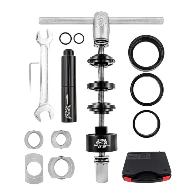 Ensemble d'Outils de Retrait d'Installation de Boîtier de Pédalier de Vélo Outil de Pression de Roulement Réparation Portable